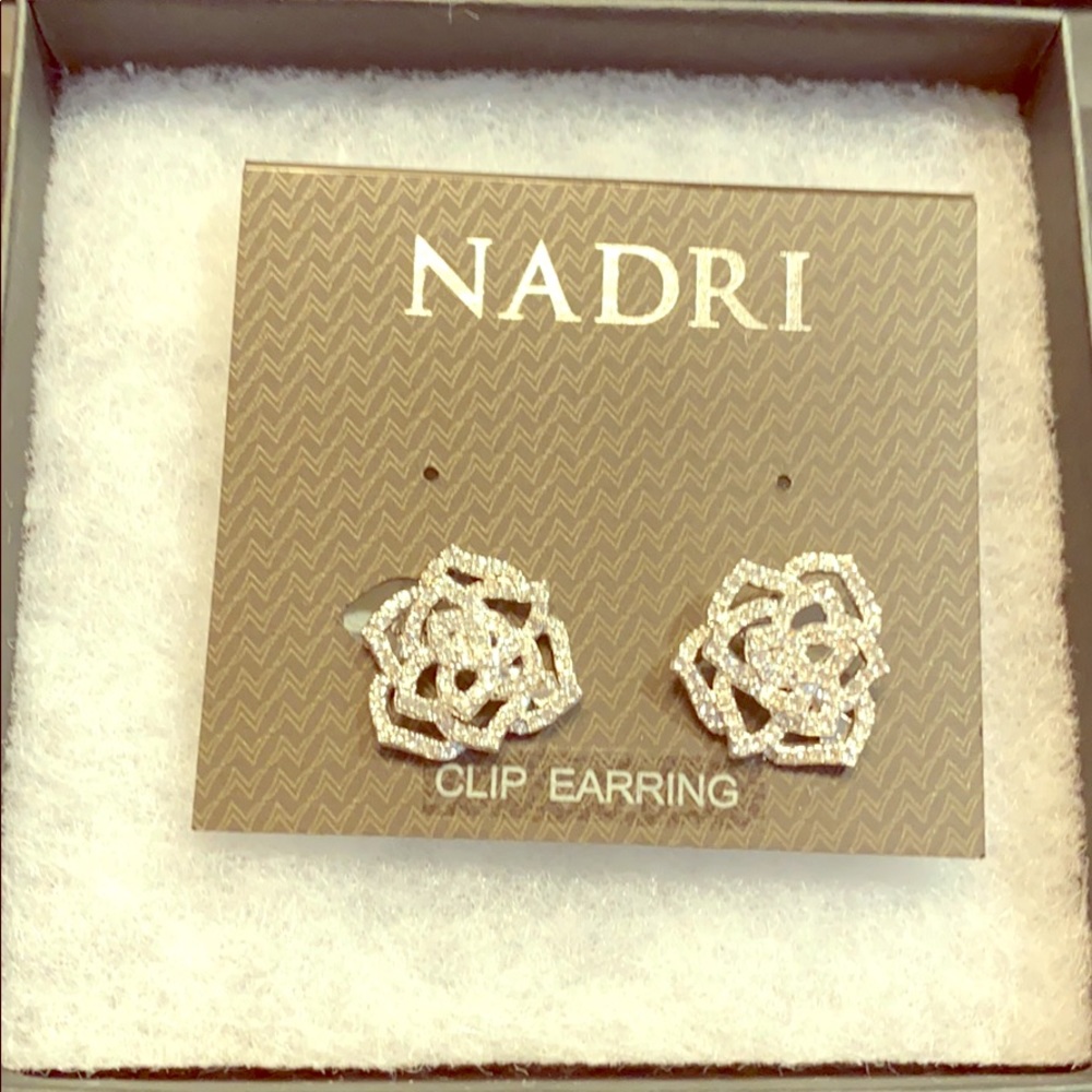 Nadri clip in earrings New from Bloomingdales